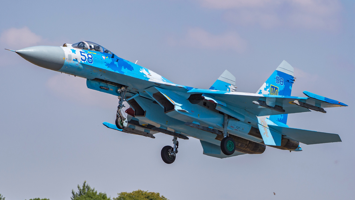 苏-27 战斗机 乌克兰空军 2018纹身会资料图