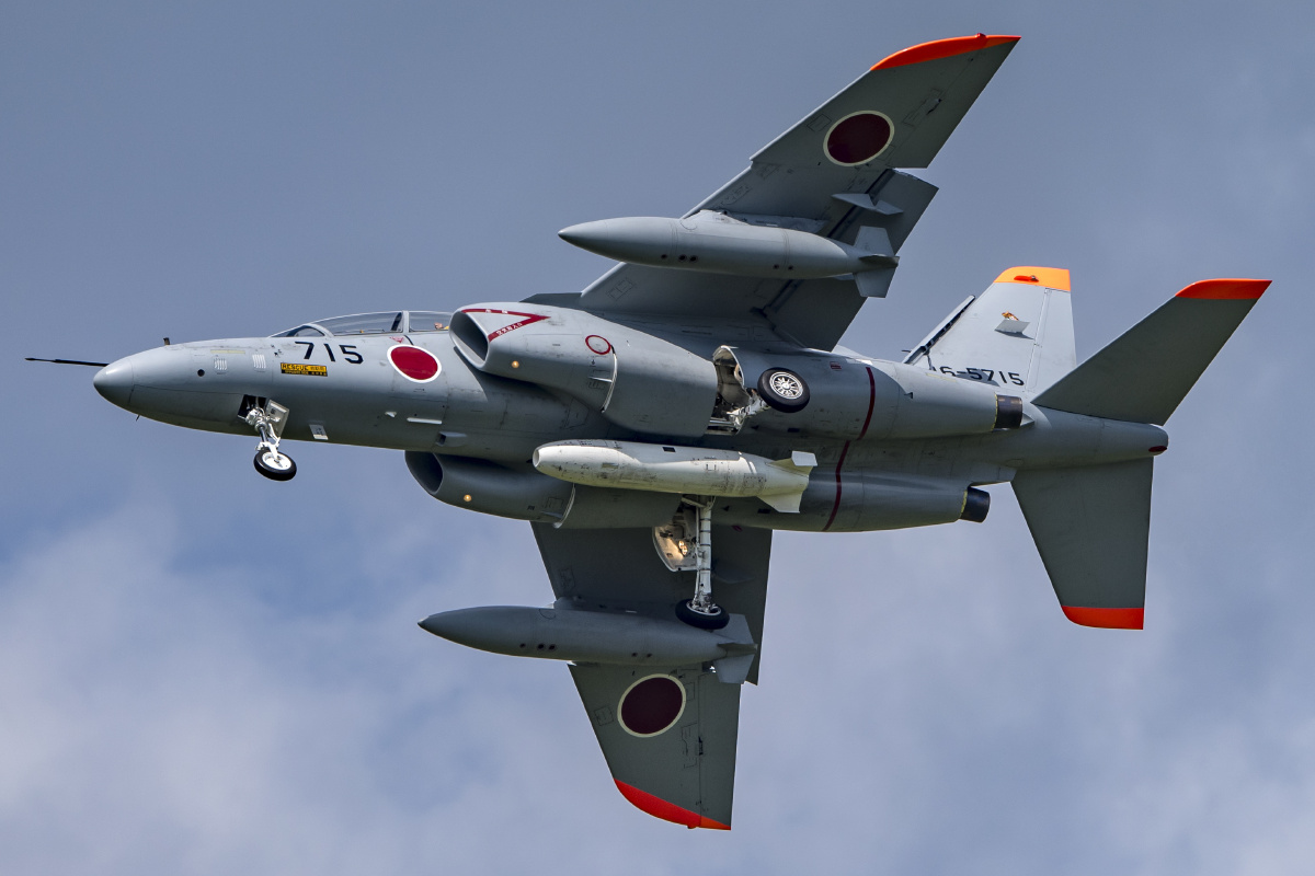 t4教练机川崎重工日本航空自卫队岐阜基地资料图