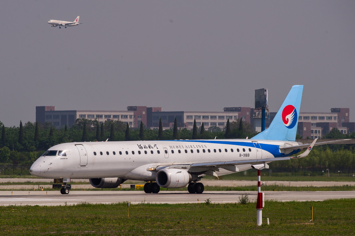 e190 河北航空 民用飞机 民航