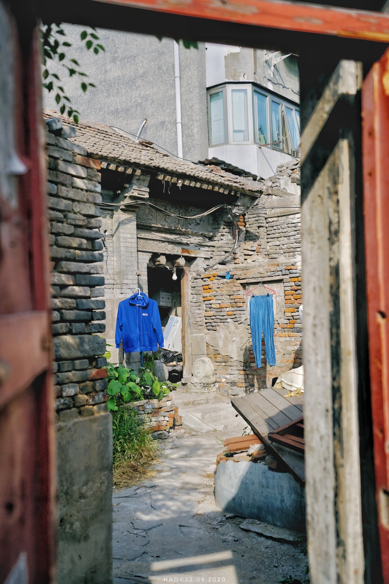 年代感大栅栏北京胡同