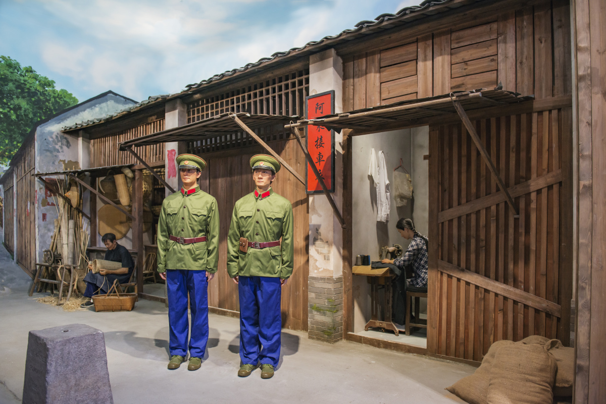 中英街历史实景摄于广东改革开放40周年展