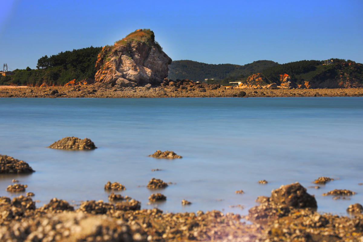 大连海王九岛之一双狮岛照片