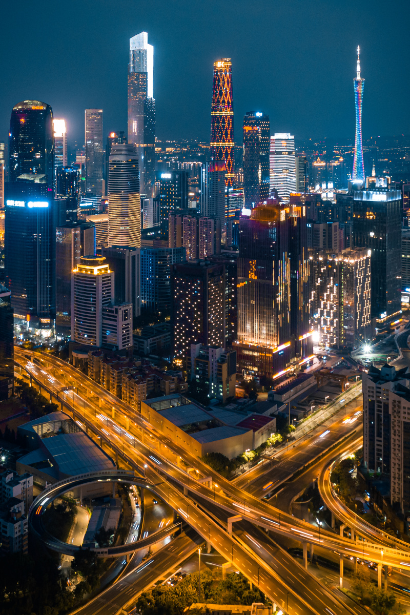 城市脉络广州中山一立交桥