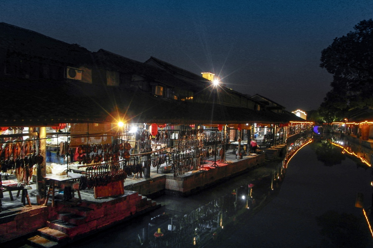 安昌古镇夜景