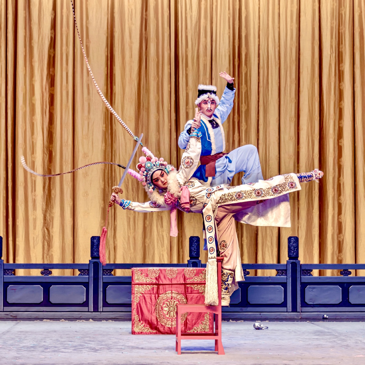 京剧挡马剧照上海戏剧学院京剧艺术系学生毕业汇报演出剧照