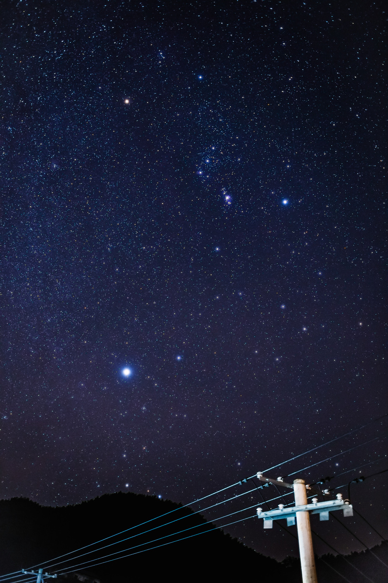 冬季星空猎户座