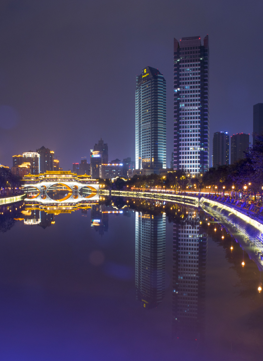 成都天紫界夜景
