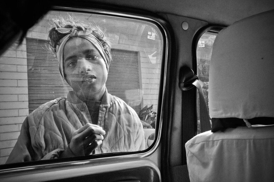 失衡的世界<br />
摄于 印度 Agra,India.