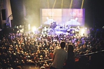 Dancing Couple on Jamie Cullum's concert @Usher Hall, Edinburgh