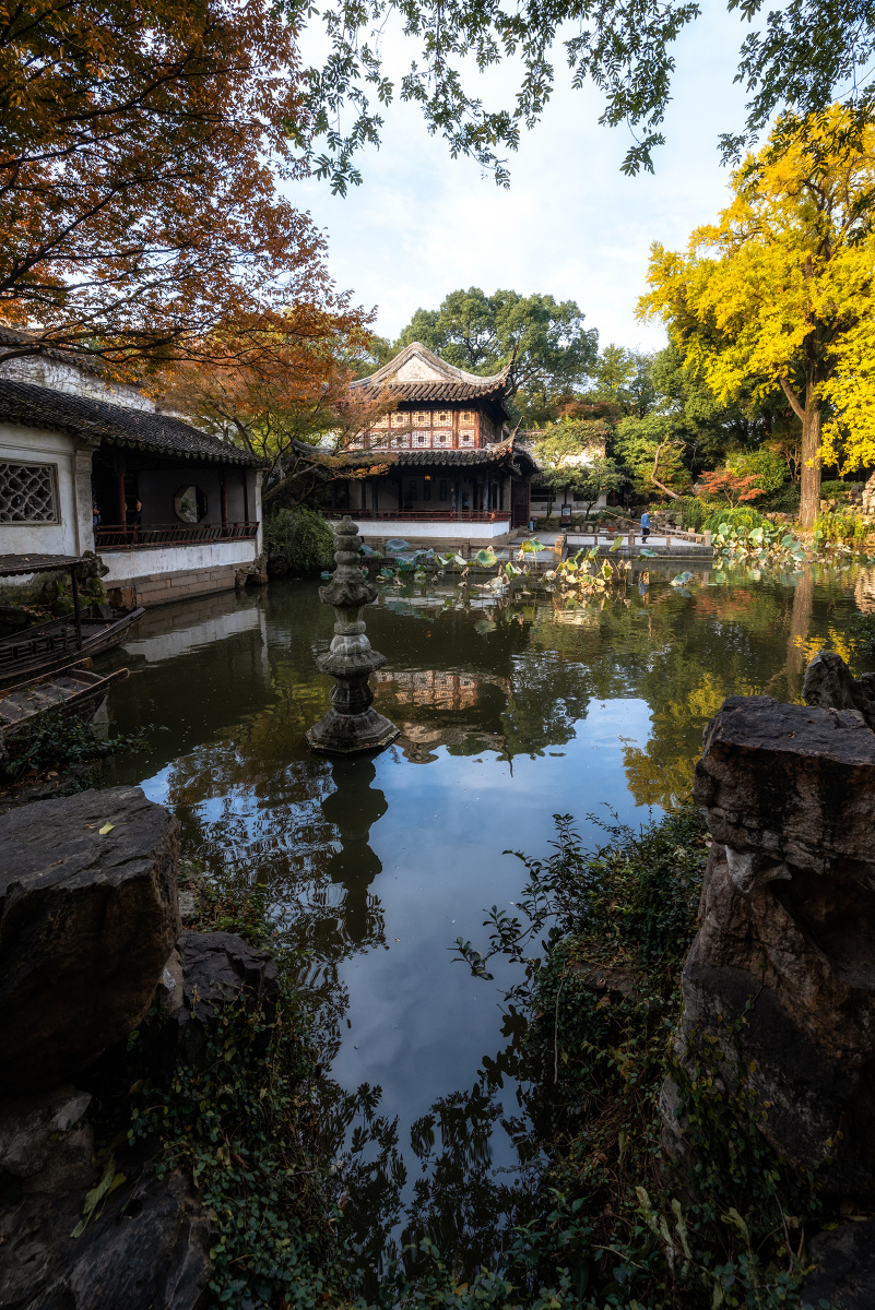 留园秋景实况