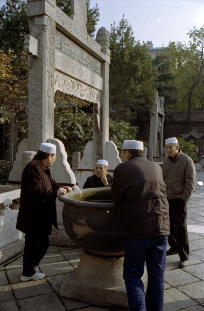 西安 清真寺 老人<br />
