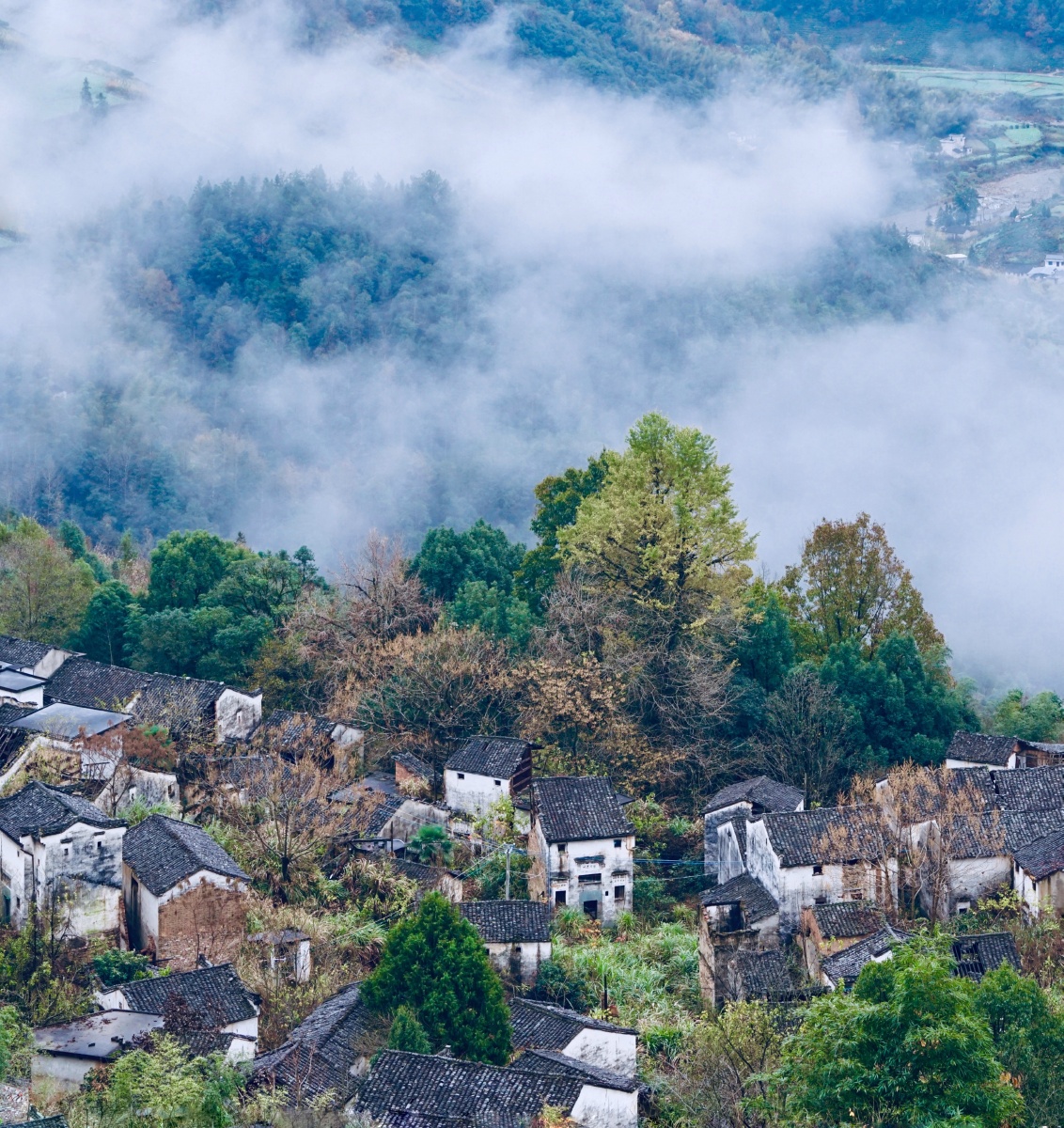 家园皖南山区古村落