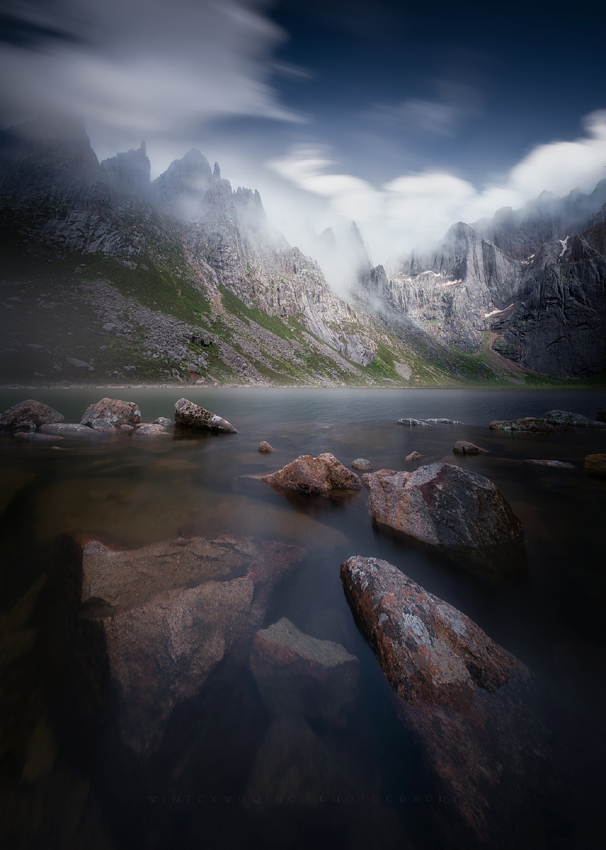 扎尕尔措群峰 - 朝露wuqing