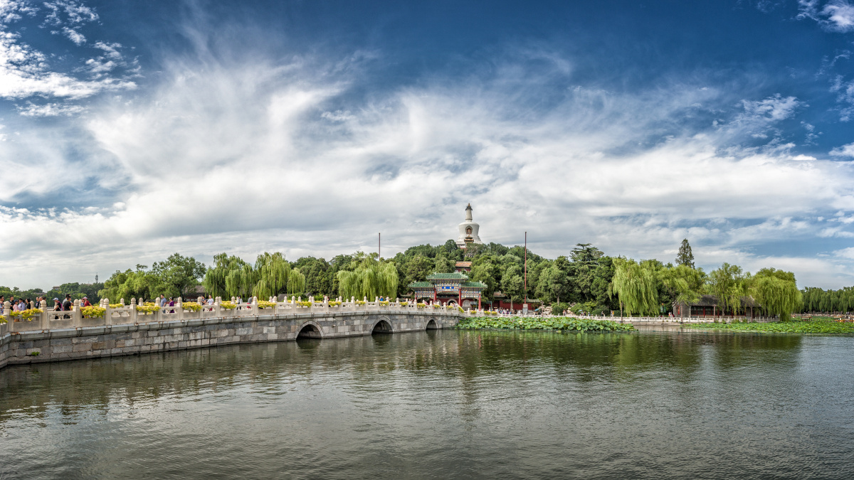 北京北海公园·北海大桥(金海桥) - 北京豆包儿 - 图虫