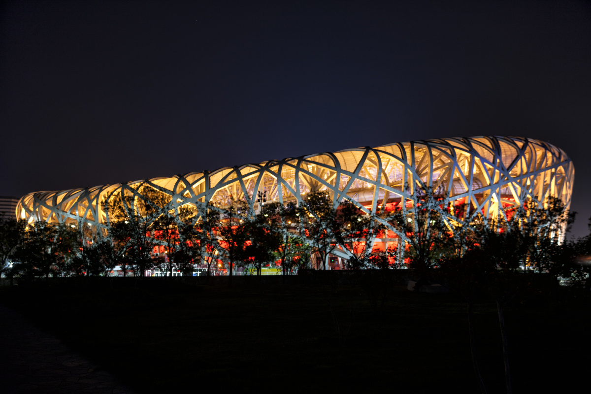 夜晚的鸟巢 - 北京豆包儿 - 图虫