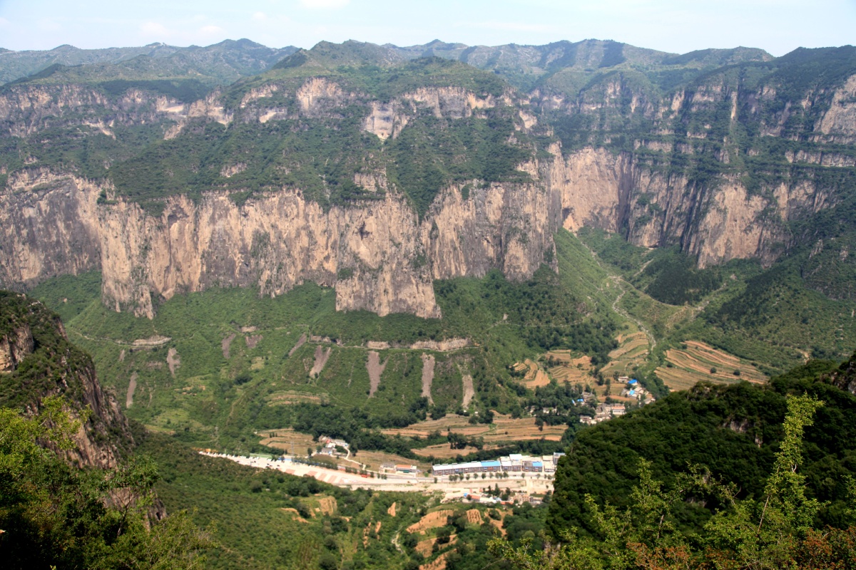山西省壶关大峡谷太行山风光无限.