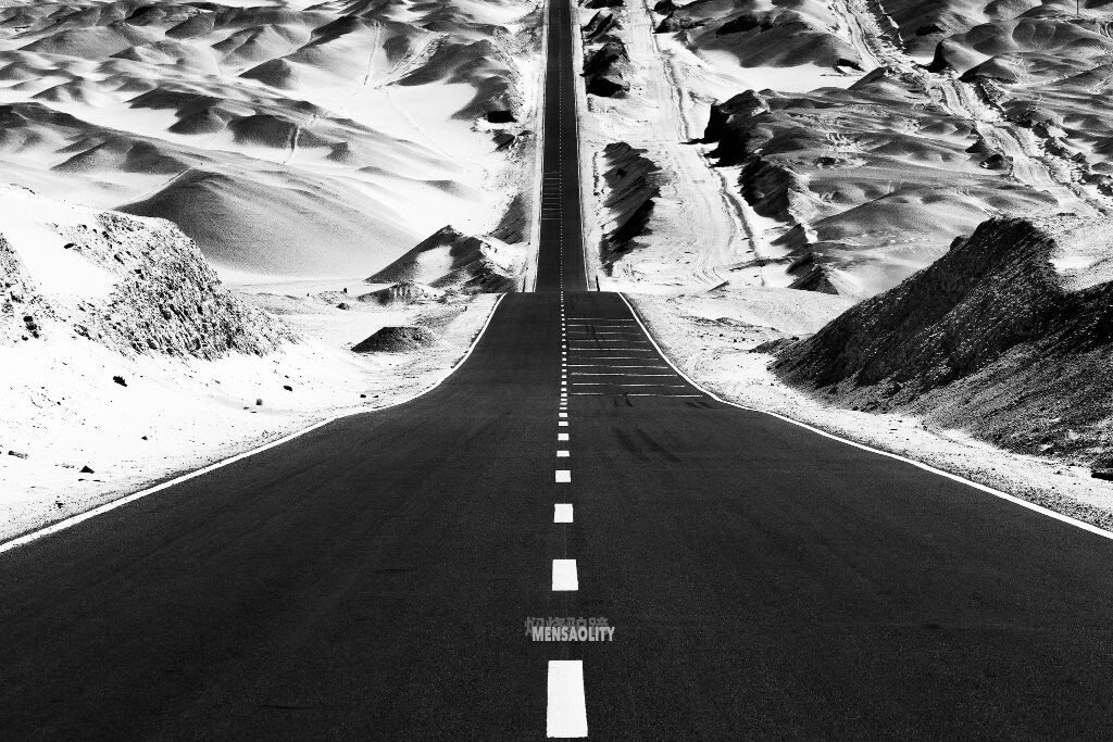 柴达木盆地-公路