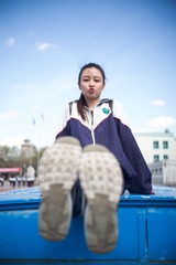 校服美女-16
