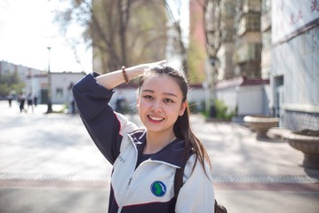 校服美女-28