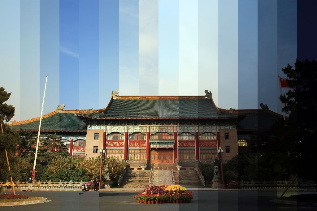 上海体育学院，连续十小时拍摄。