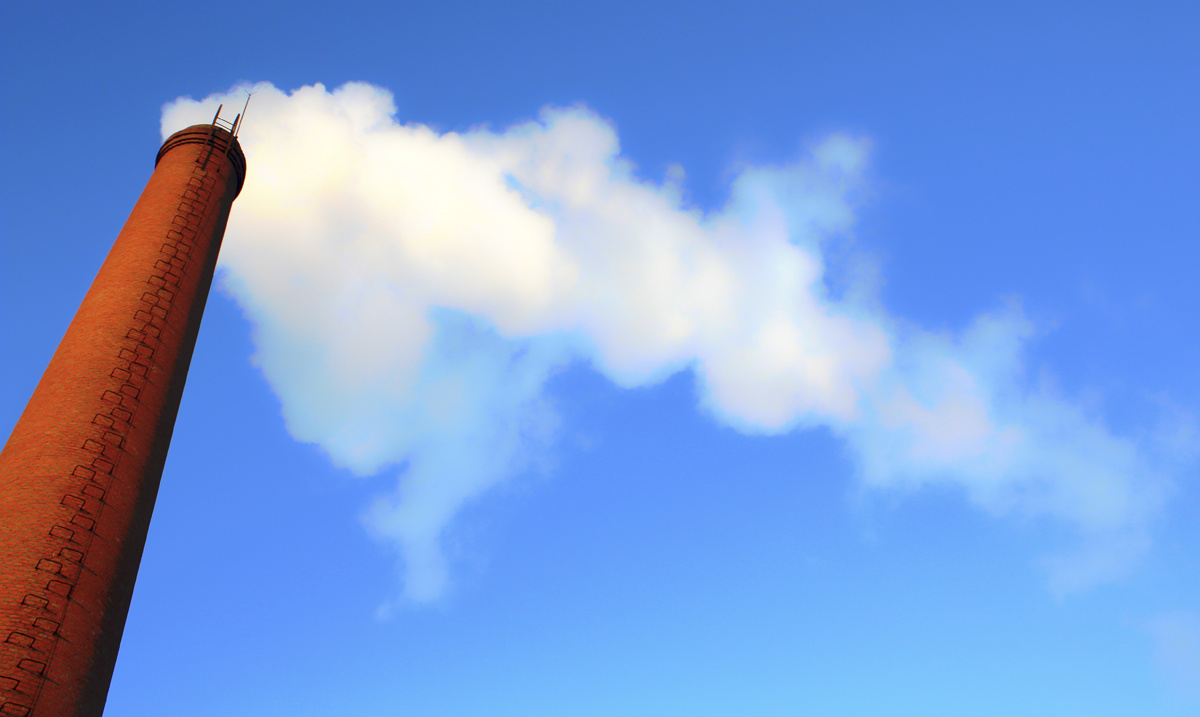 锅炉房的大烟囱