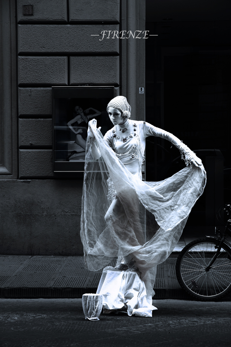 街头艺人 in firenze
