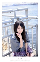 日差しを浴びて