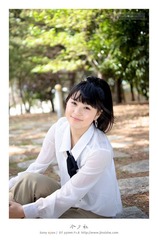 日差しを浴びて