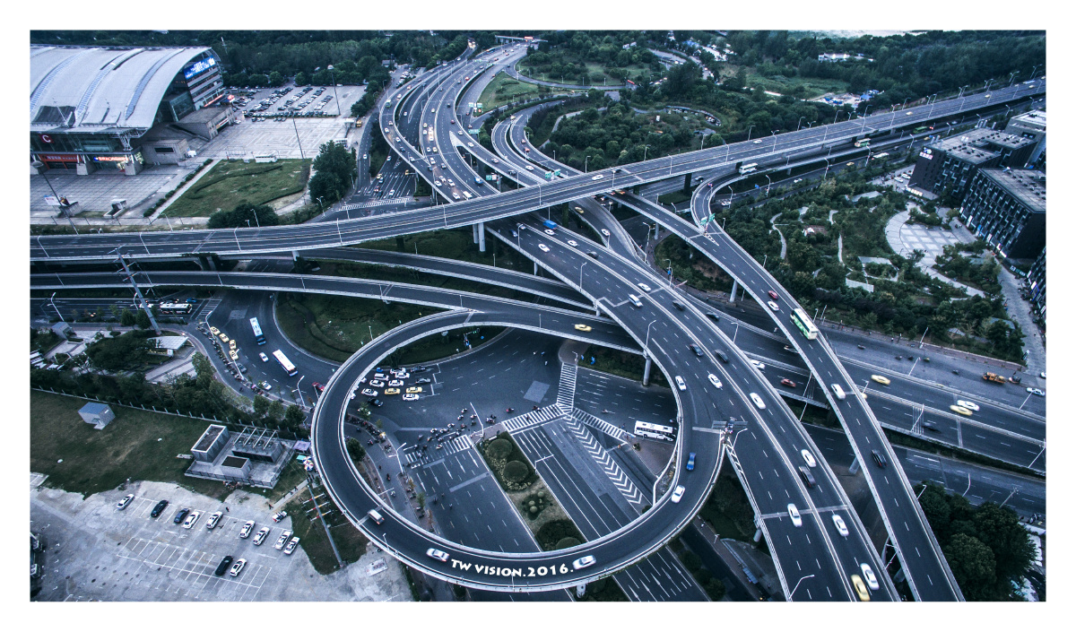 新庄立交的上帝视角，拍的最多的一个立交，感情最深的一段路~