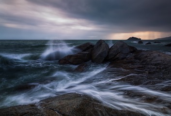 冬天的海