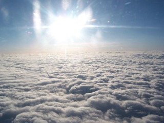 In the air