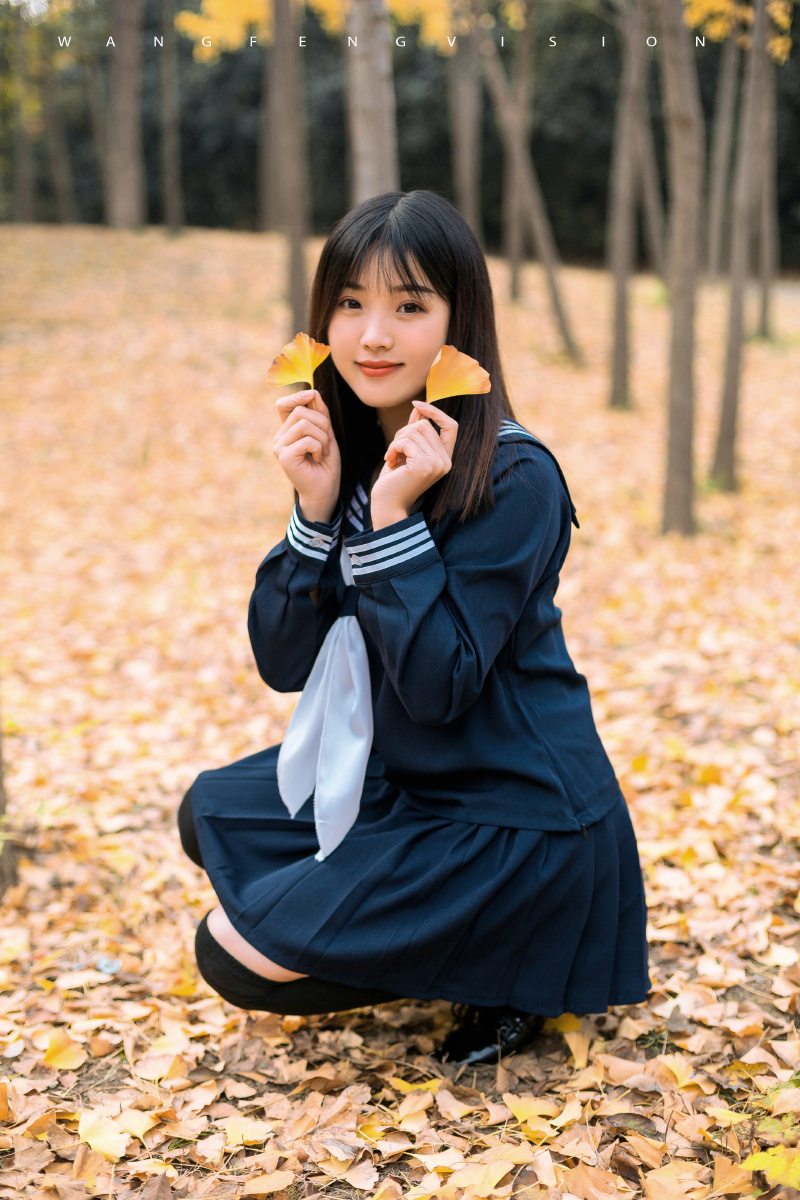 秋天里的女孩子