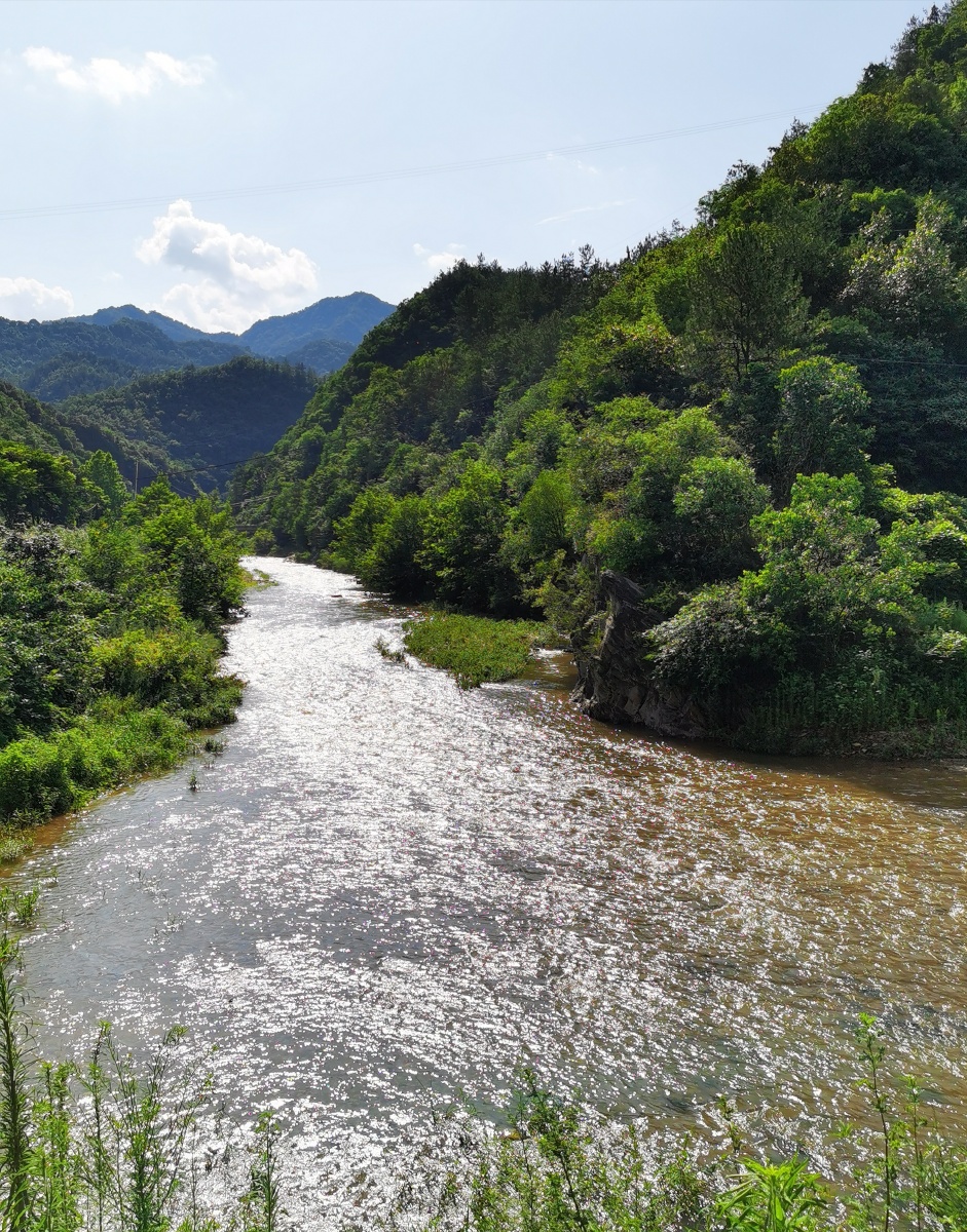 小河弯弯向东流绵绵青山有人家