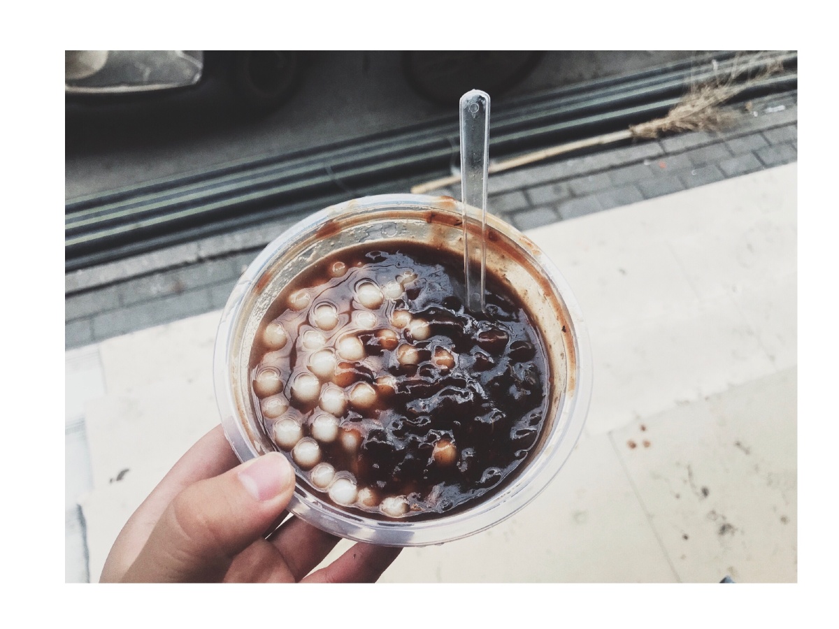 皮市街巷子里的潘玉麟糖粥没有店面 看天气出摊 只收现金上次跑空