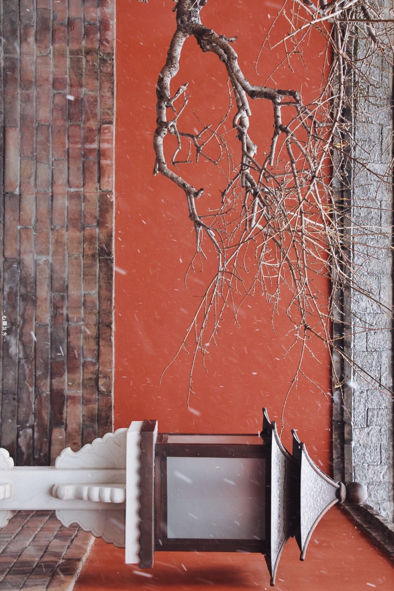 己亥年冬故宫雪我慢慢的听雪落下的声音