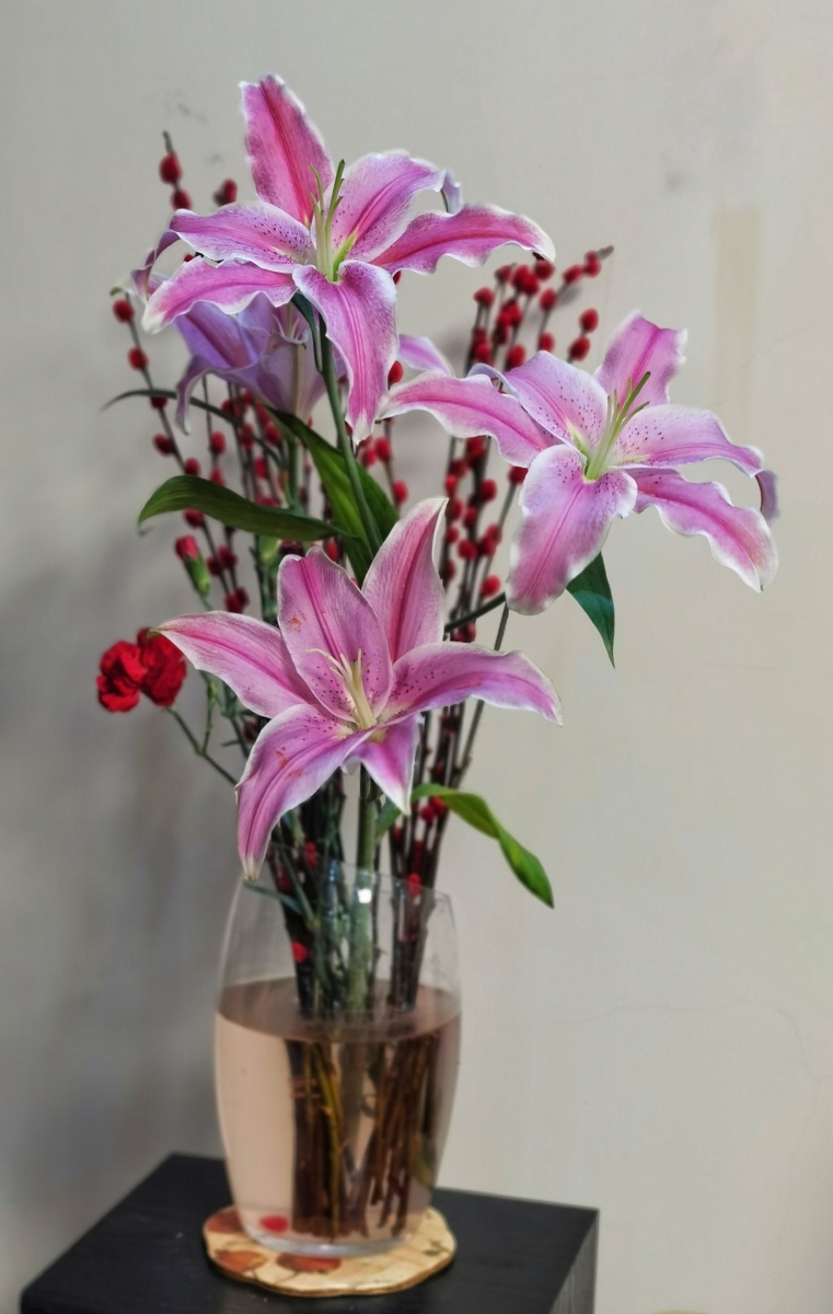 三支百合花 - 龙行龘龘 - 图虫