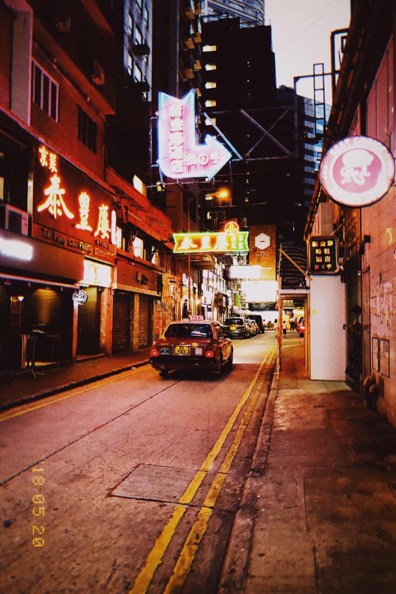 香港的街头77从白天到黑夜