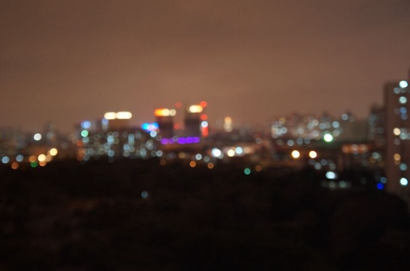 晴空远眺的散点 