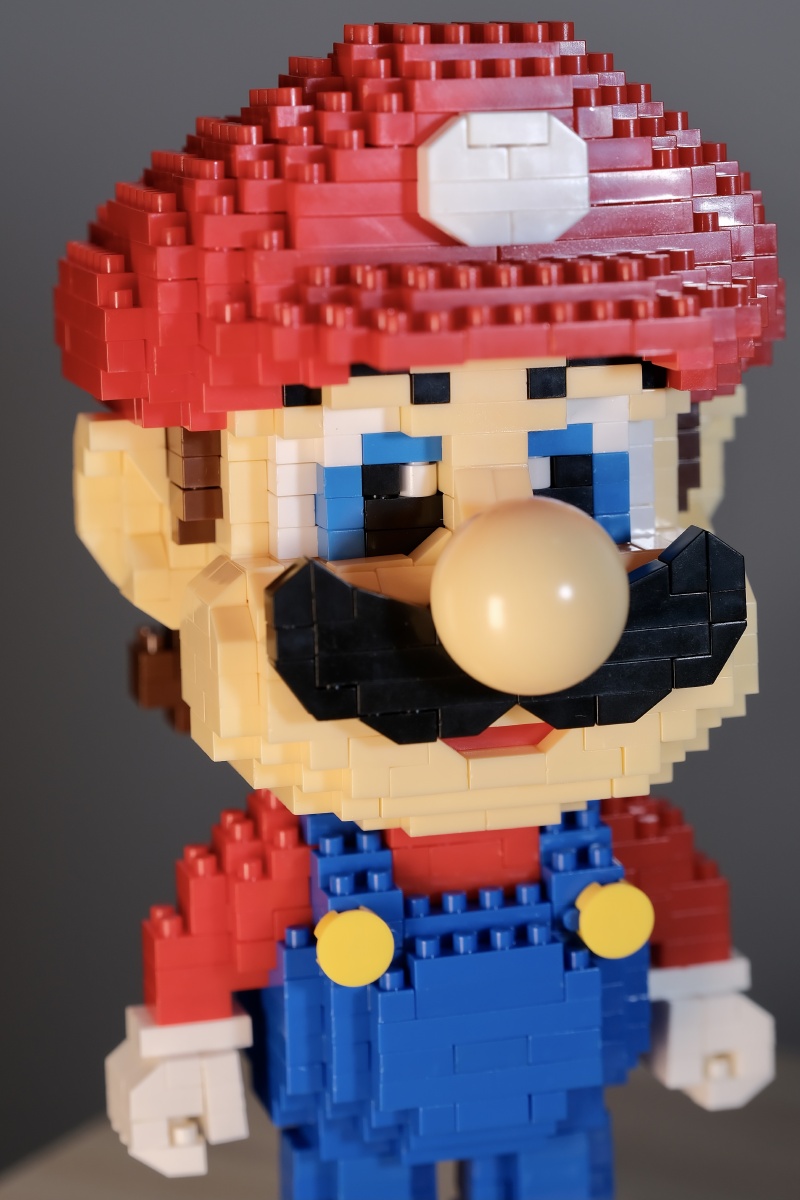 小颗粒积木手办超级马里奥