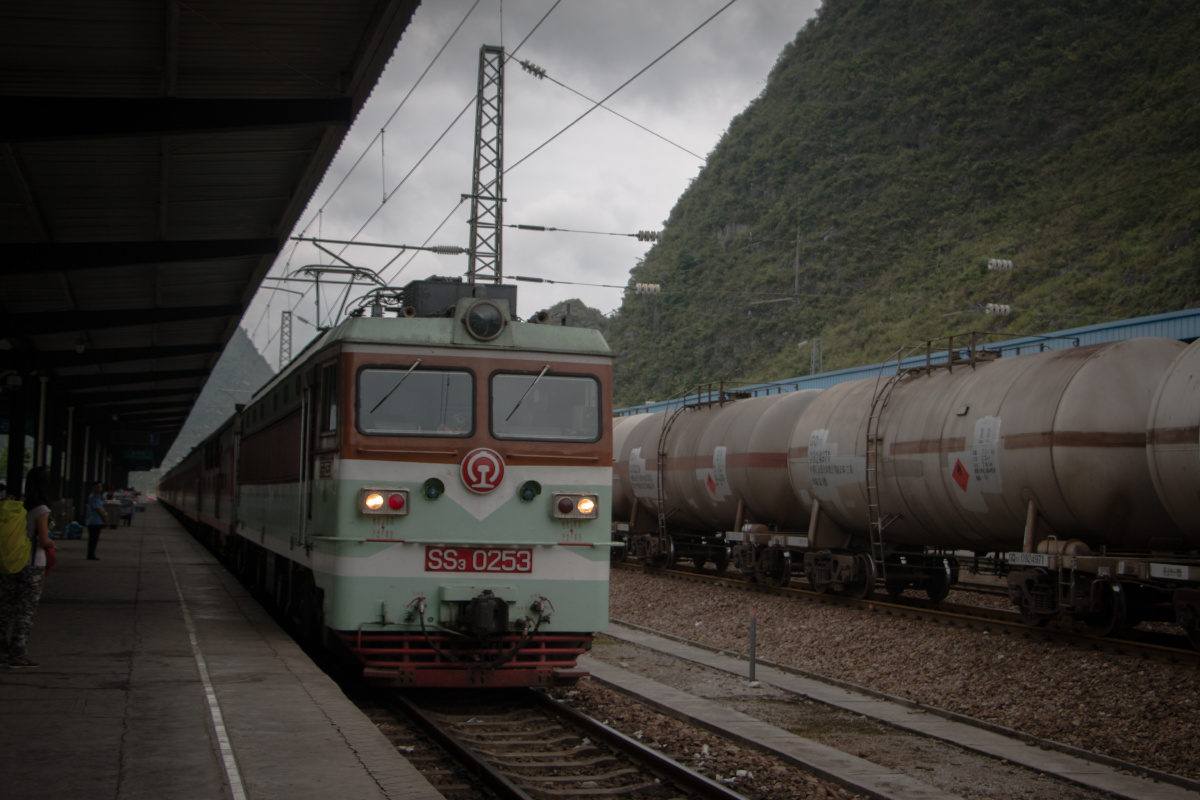 麻尾车站,小清新的绿皮车