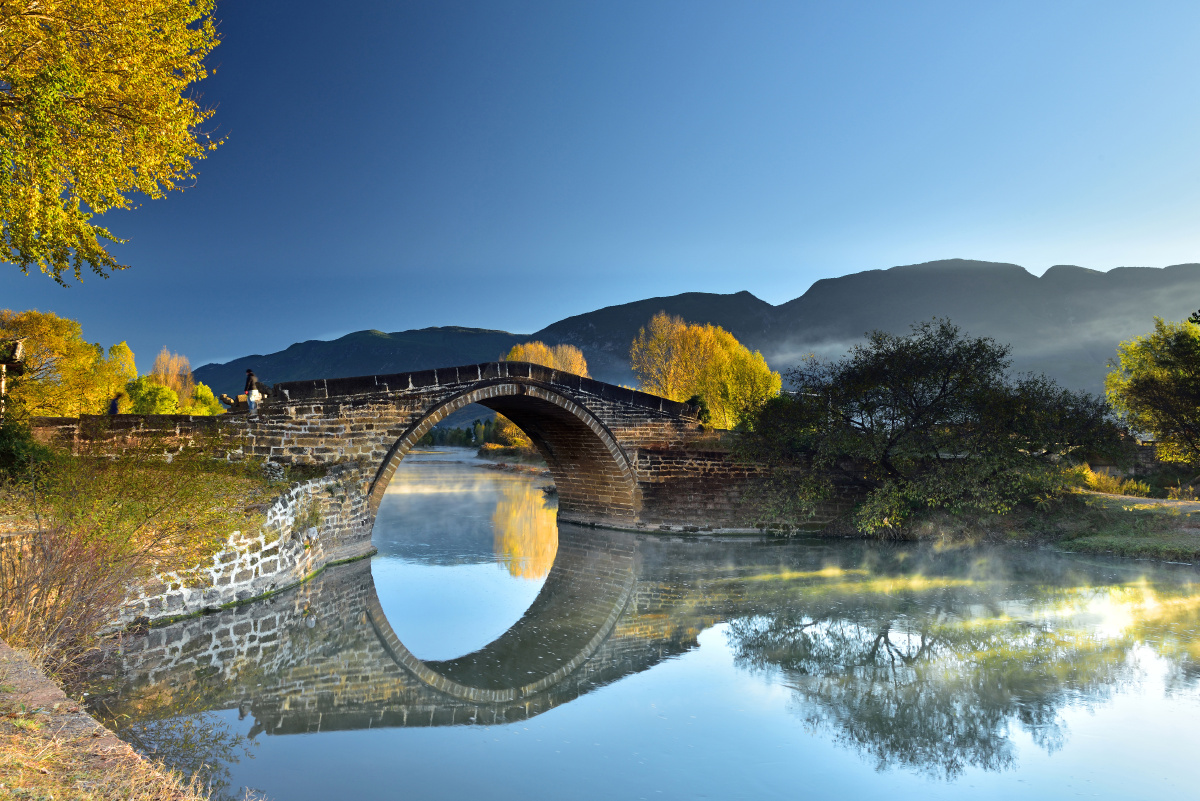 大理沙溪玉津古桥