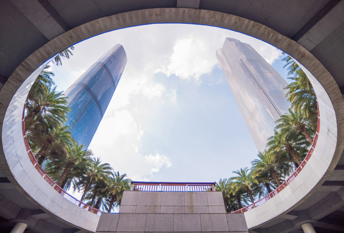 广州花城汇风光系列拍摄于黄金时段记录图片受授权保护