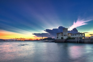 日落  厦门岛