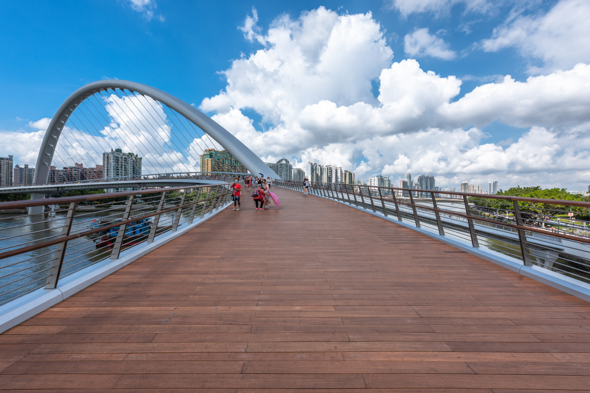 广州网红桥海心桥
