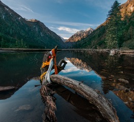 月亮湖晨曦