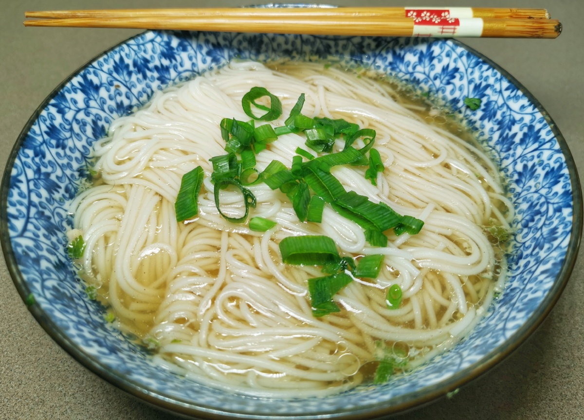 骨汤鸭油素面