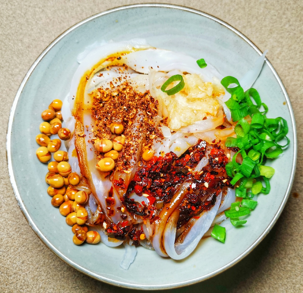 今天耍一个旋子凉粉儿04成都味道安逸惨罗遗憾一是豌豆粉还是没找到