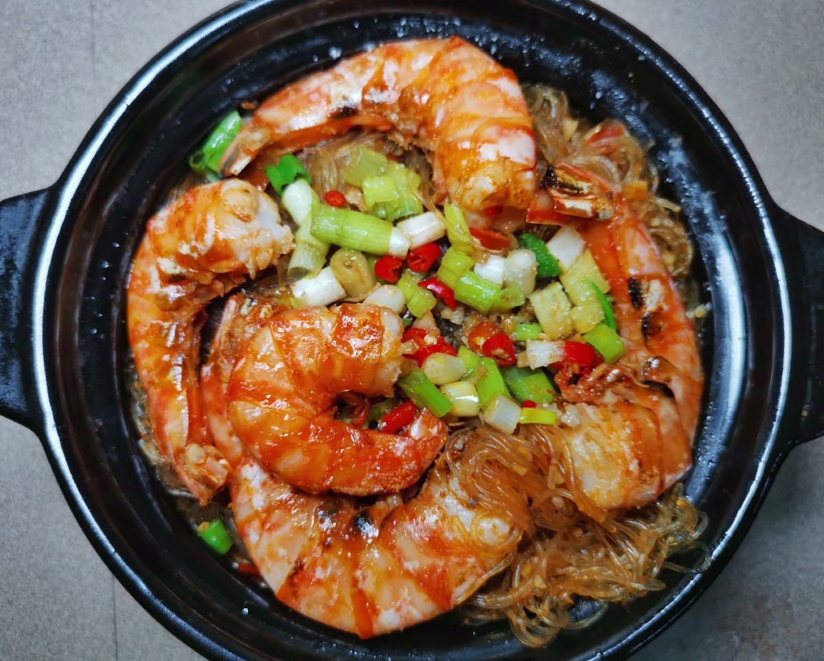 鲜虾08粉丝煲