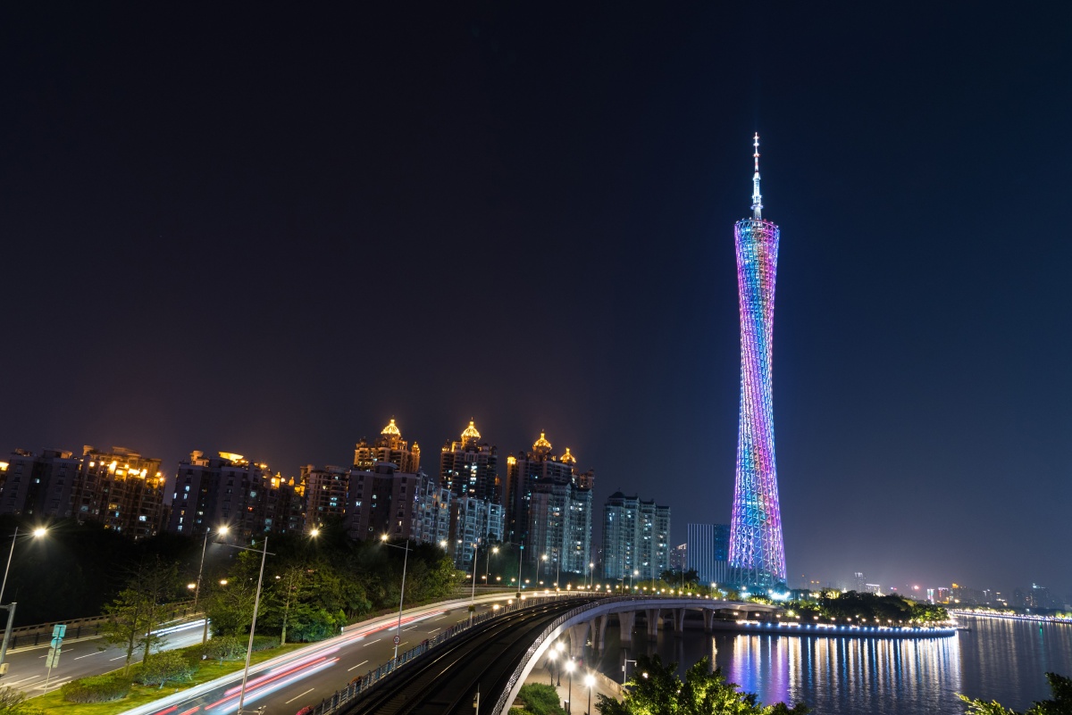 广州塔夜景