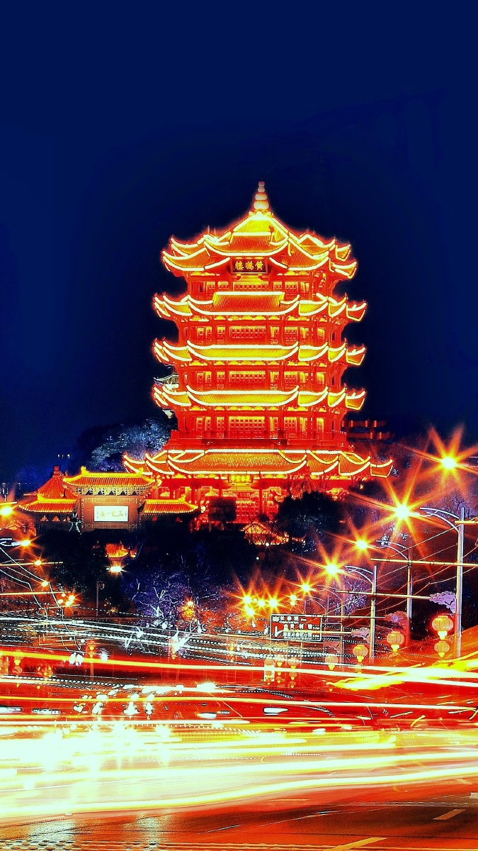黄鹤楼夜景